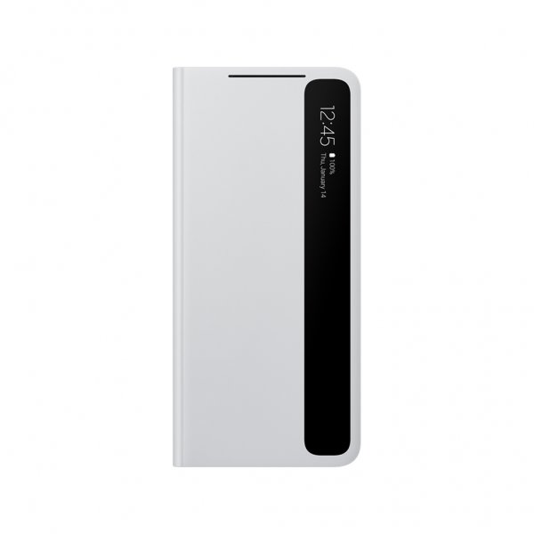 Samsung Original Galaxy S21 Ultra Cover Smart Clear View Cover Lysegrå