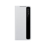 Samsung Original Galaxy S21 Ultra Cover Smart Clear View Cover Lysegrå