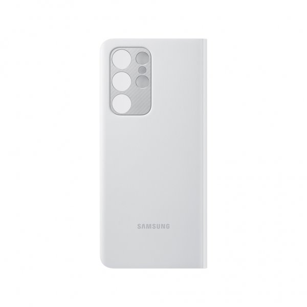 Samsung Original Galaxy S21 Ultra Cover Smart Clear View Cover Lysegrå