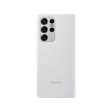 Samsung Original Galaxy S21 Ultra Cover Smart Clear View Cover Lysegrå