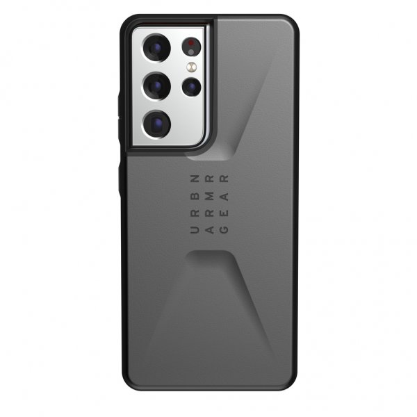 Urban Armor Gear (UAG) Samsung Galaxy S21 Ultra Cover Civilian Silver