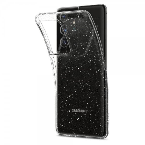 Spigen Samsung Galaxy S21 Ultra Cover Liquid Crystal Glitter Crystal Quartz