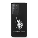 U.S. Polo Samsung Galaxy S21 Ultra Cover Silikone Logo Sort