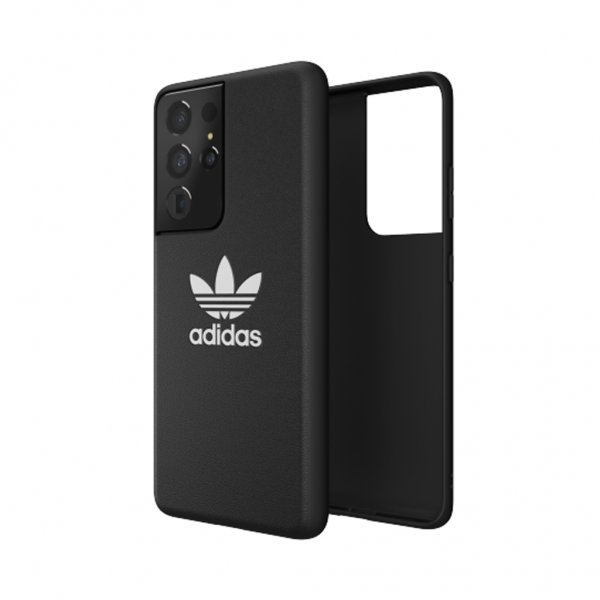 Adidas Samsung Galaxy S21 Ultra Cover Snap Case Trefoil Sort