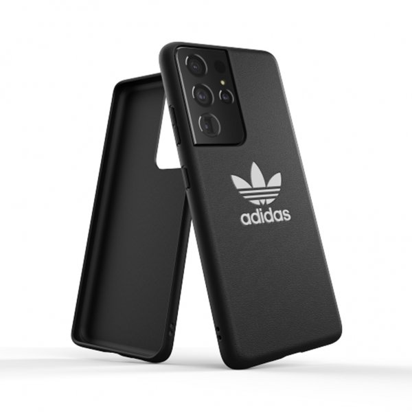 Adidas Samsung Galaxy S21 Ultra Cover Snap Case Trefoil Sort