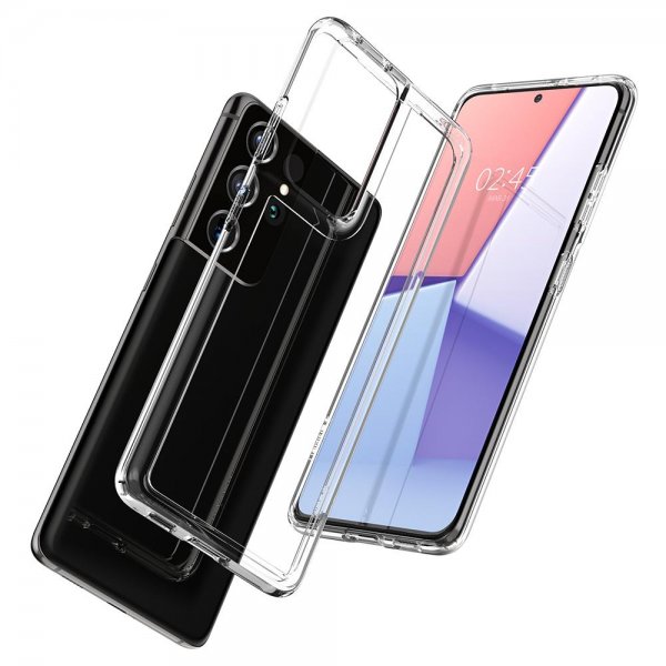 Spigen Samsung Galaxy S21 Ultra Cover Ultra Hybrid Crystal Clear