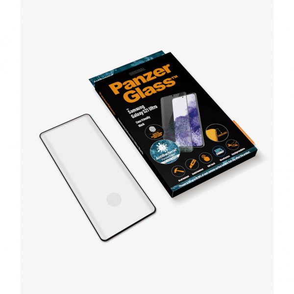 PanzerGlass Samsung Galaxy S21 Ultra Skærmbeskyttelse Case Friendly Fingeraftryk