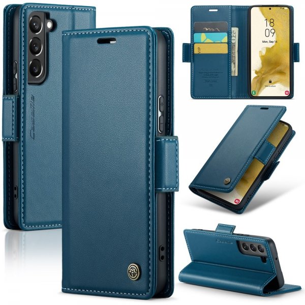 CaseMe Samsung Galaxy S22 Cover 023 Series Blå