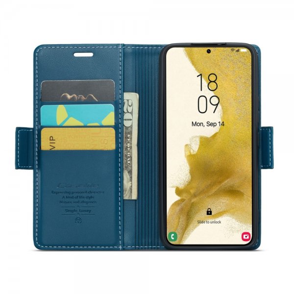 CaseMe Samsung Galaxy S22 Cover 023 Series Blå