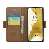 CaseMe Samsung Galaxy S22 Cover 023 Series Brun