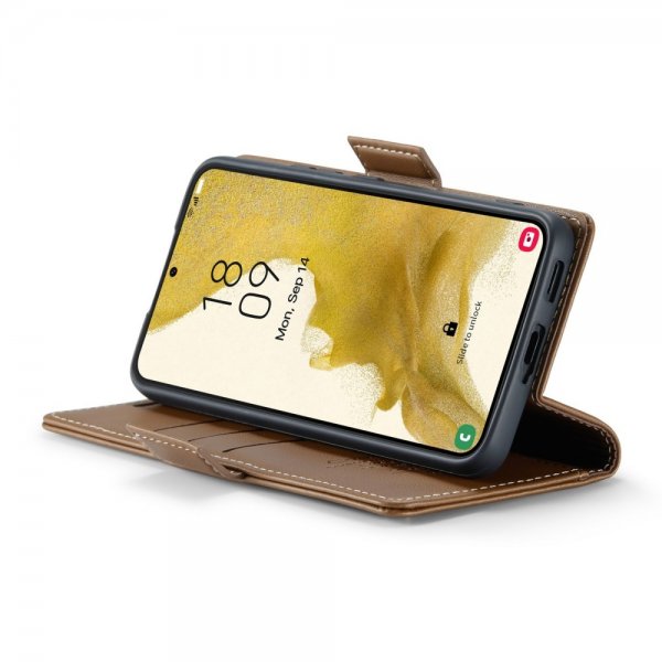 CaseMe Samsung Galaxy S22 Cover 023 Series Brun
