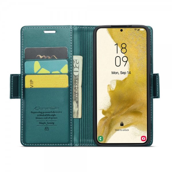 CaseMe Samsung Galaxy S22 Cover 023 Series Grøn