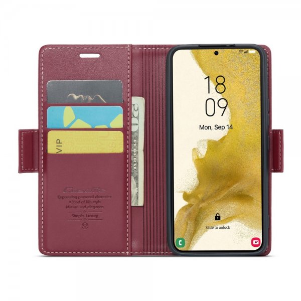 CaseMe Samsung Galaxy S22 Cover 023 Series Rød