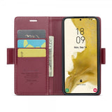CaseMe Samsung Galaxy S22 Cover 023 Series Rød