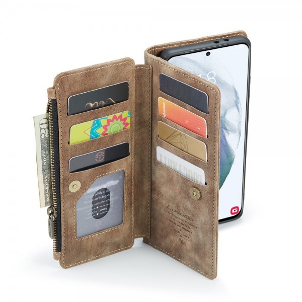CaseMe Samsung Galaxy S22 Cover C30 Series Brun