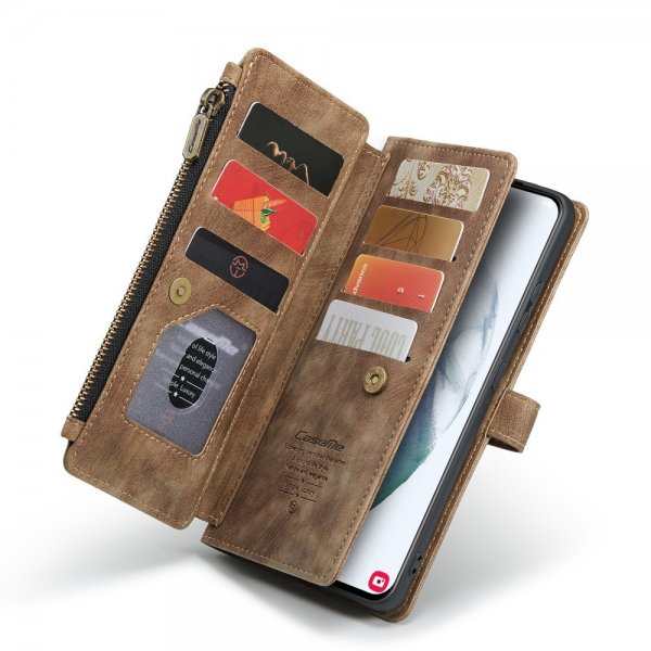 CaseMe Samsung Galaxy S22 Cover C30 Series Brun