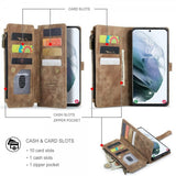 CaseMe Samsung Galaxy S22 Cover C30 Series Brun