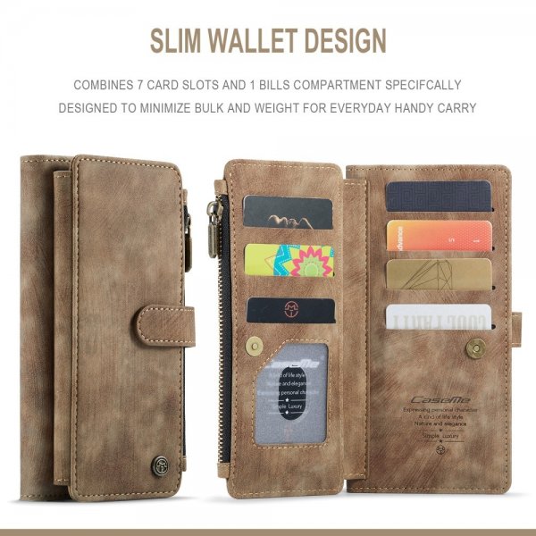 CaseMe Samsung Galaxy S22 Cover C30 Series Brun