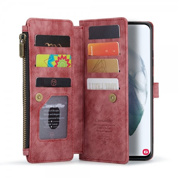 CaseMe Samsung Galaxy S22 Etui C30 Series Rød