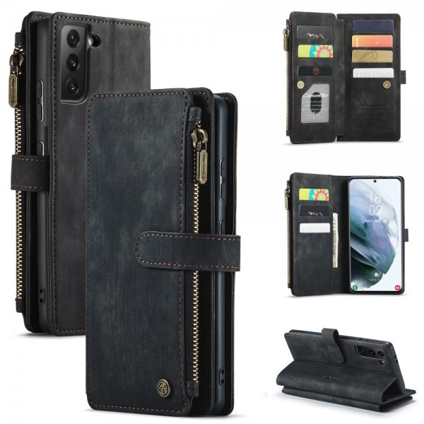 CaseMe Samsung Galaxy S22 Etui C30 Series Sort