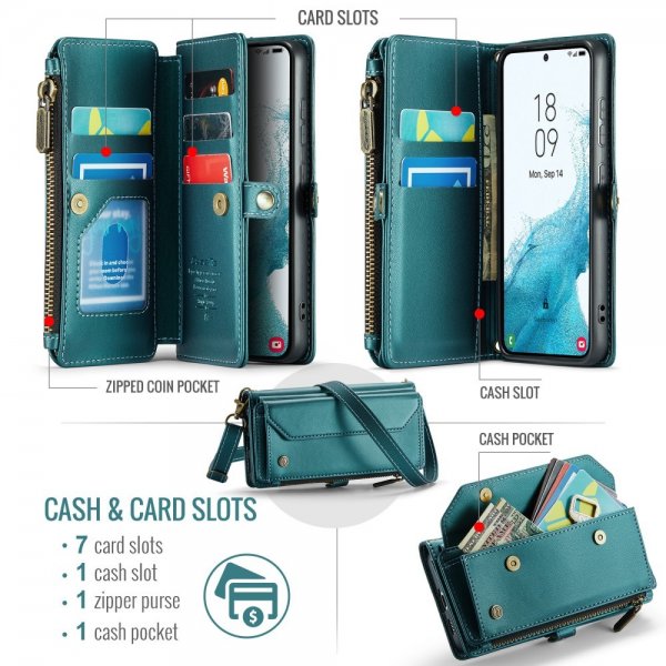 CaseMe Samsung Galaxy S22 Etui C36 Serie Grøn