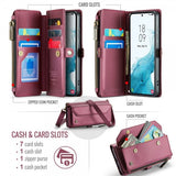 CaseMe Samsung Galaxy S22 Etui C36 Series Rød