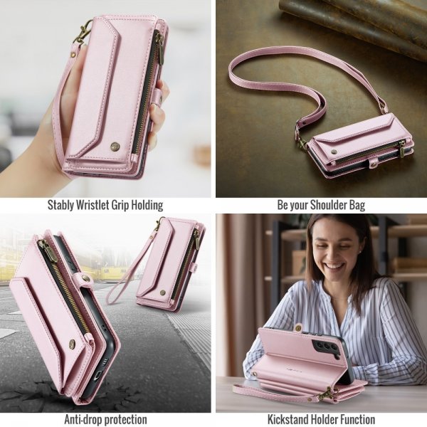 CaseMe Samsung Galaxy S22 Cover C36 Series Rosa