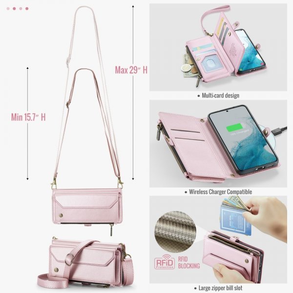 CaseMe Samsung Galaxy S22 Cover C36 Series Rosa