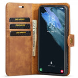 Dg.Ming Samsung Galaxy S22 Cover Aftagelig Skal Brun