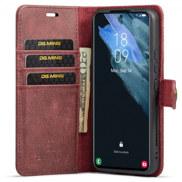 Dg.Ming Samsung Galaxy S22 Cover Aftagelig Skal Rød