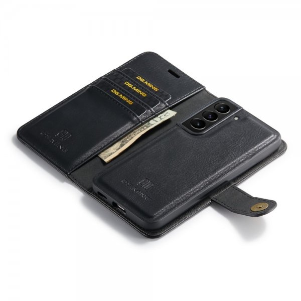 Dg.Ming Samsung Galaxy S22 Cover Aftagelig skal Sort