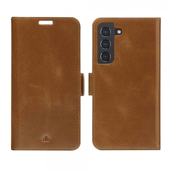 dbramante1928 Samsung Galaxy S22 Cover Lynge Aftagelig Skal Tan