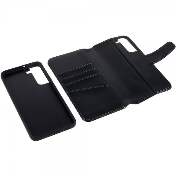 Nordic Covers Samsung Galaxy S22 Cover MagLeather Raven Black