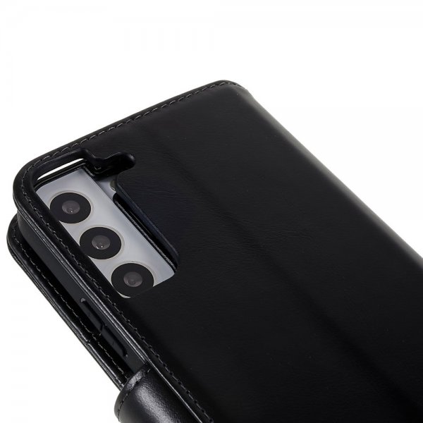Nordic Covers Samsung Galaxy S22 Cover MagLeather Raven Black