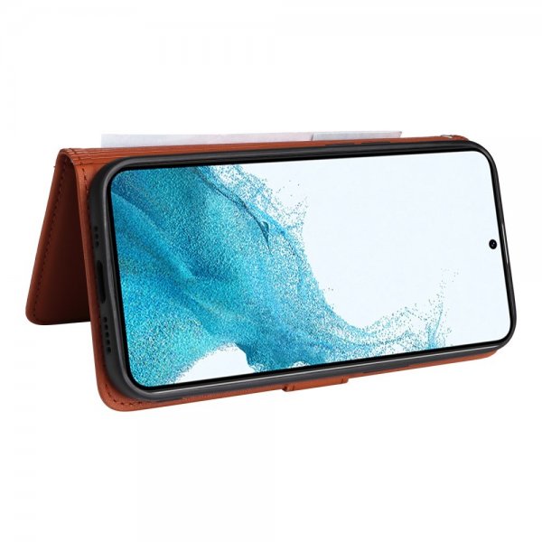 Betopnice Samsung Galaxy S22 Cover med Aftageligt Cover 005 Brun