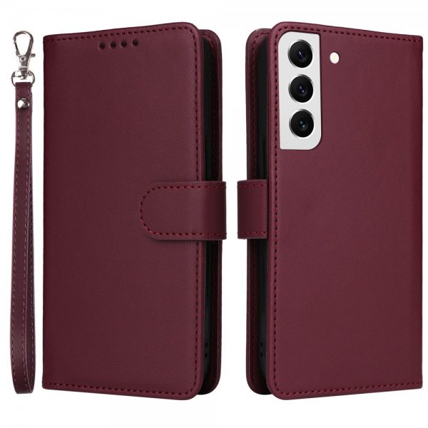 Betopnice Samsung Galaxy S22 Cover med aftageligt etui 005 Rød