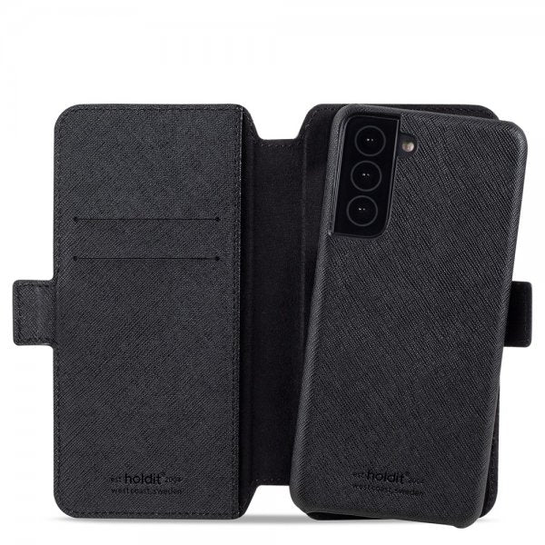 holdit Samsung Galaxy S22 Cover Stockholm Aftageligt Cover Sort