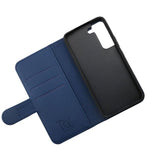 Rvelon Samsung Galaxy S22 Cover Magnetisk Aftageligt Etui Blå