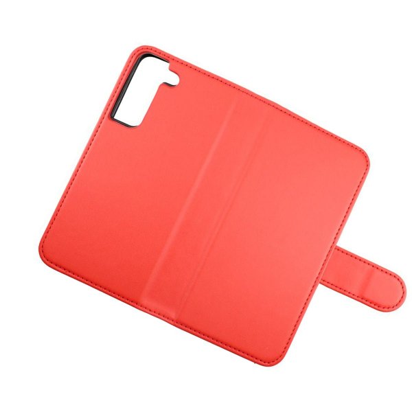 Rvelon Samsung Galaxy S22 Cover Magnetisk Aftageligt Etui Rød