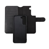 Rvelon Samsung Galaxy S22 Cover Magnetisk Aftageligt Etui Sort