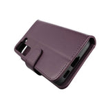 Rvelon Samsung Galaxy S22 Etui Udklappeligt Kortfack Lilla