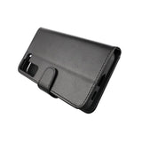 Rvelon Samsung Galaxy S22 Etui Udklappeligt Kortrum Sort