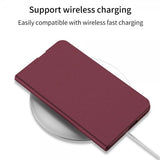 GKK Samsung Galaxy S22 Plus Cover med Penneholder Vinrød