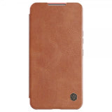 Nillkin Samsung Galaxy S22 Plus Cover Qin-serien Brun