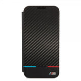 BMW Samsung Galaxy S22 Plus Cover Tricolor Stripe Carbon Sort