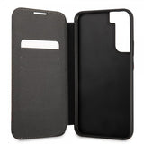 BMW Samsung Galaxy S22 Plus Cover Tricolor Stripe Carbon Sort