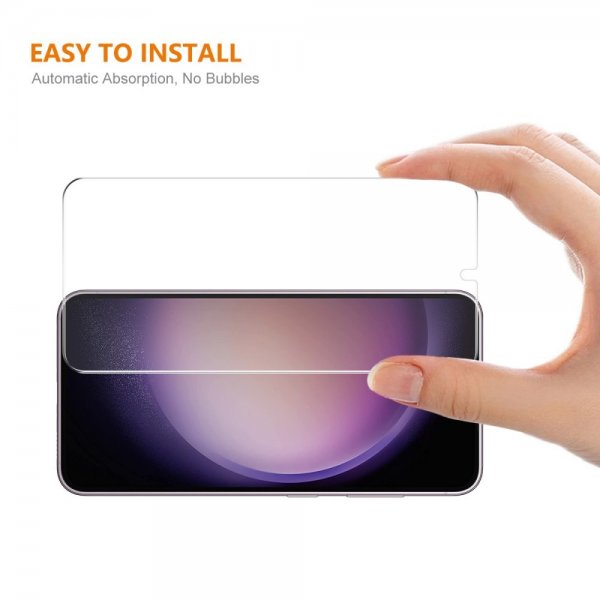 Enkay Samsung Galaxy S22 Plus/Galaxy S23 Plus Skærmbeskyttelse med Monteringsramme Easy Install
