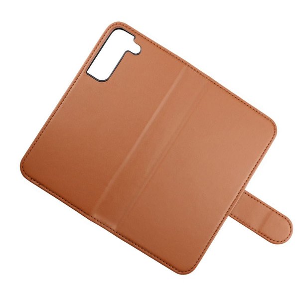 Rvelon Samsung Galaxy S22 Plus Cover Magnetisk Aftageligt Etui Brun