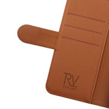 Rvelon Samsung Galaxy S22 Plus Cover Magnetisk Aftageligt Etui Brun
