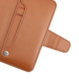 Rvelon Samsung Galaxy S22 Plus Flip Cover Kortlomme Brun